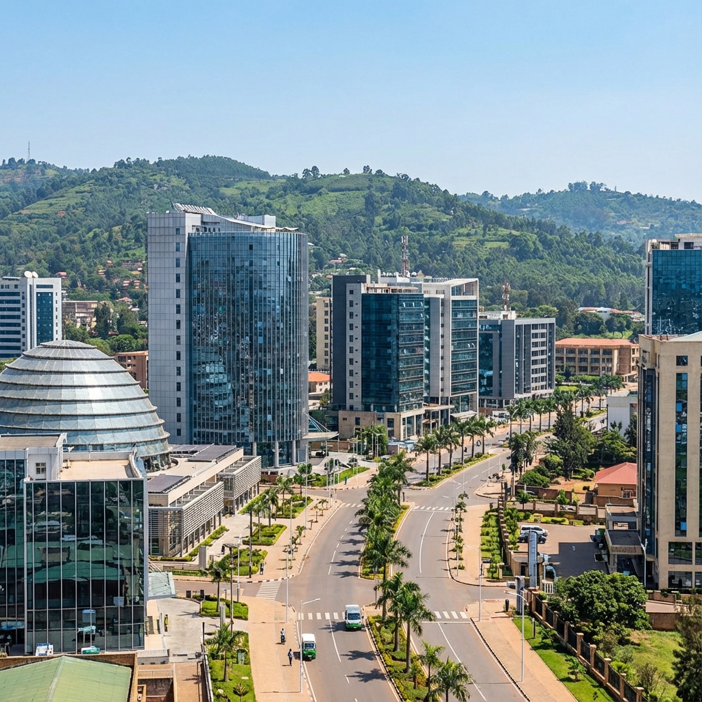 Kigali city skyline