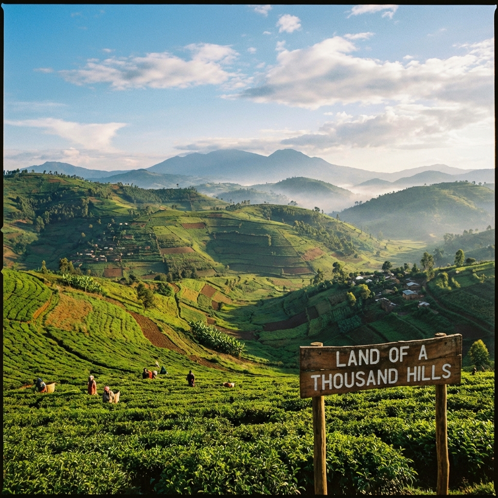 Lake Kivu at golden hour